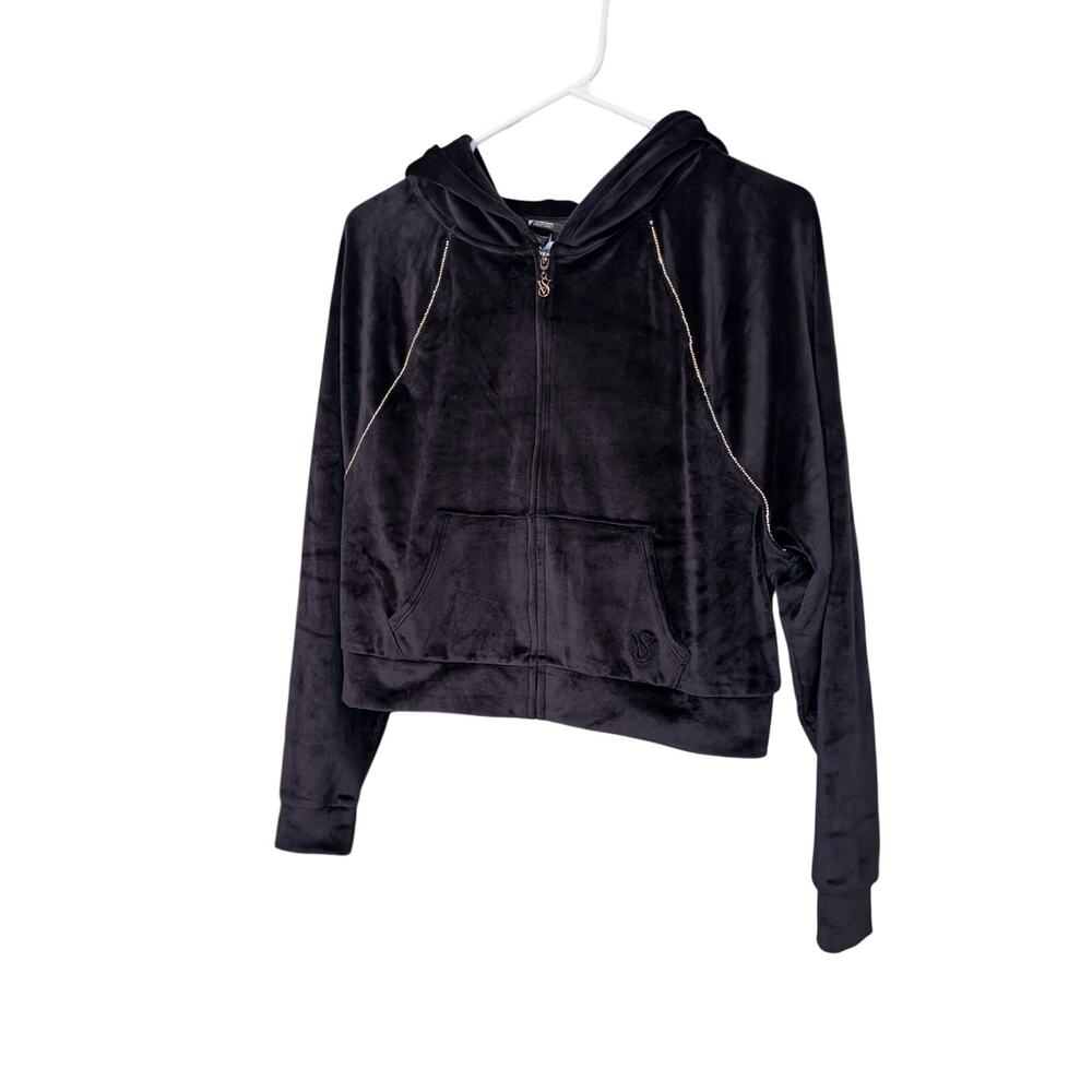 NWT Victoria's Secret Hoodie Velour Zip Up